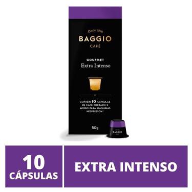 Imagem de 10 Cápsulas Para Cafeteira Nespresso  Baggio Café Gourmet - Extra Inte