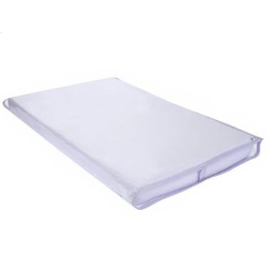 Imagem de Trocador De Bebê Lilás Liso Com Viés Lilás Menina - Potinho de Mel