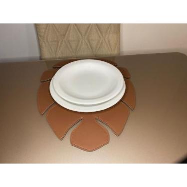 Imagem de Jogo Lugar Americano Folha Costela De Adão 6 Unidades - NOGUEPAD, MARR