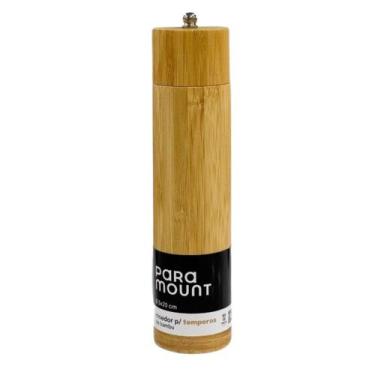 Imagem de Moedor Sal Pimenta Temperos 100% Bambú Paramount 20 cm - Paramount Pla