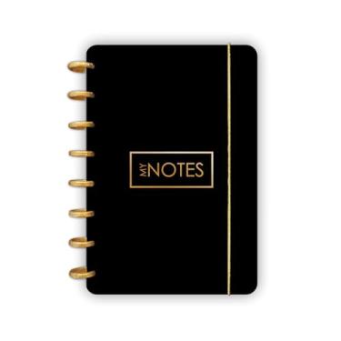 Imagem de Caderno de Disco Flex A5 Preto com 80 folhas abyara graf (tipo caderno inteligente)