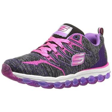 Imagem de Skechers Kids Skech Air Ultra-80032L Athletic Shoe (Little Kid/Big Kid),Black/Pink/Purple,11 M US Little Kid