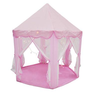 Imagem de Barraca Infantil Tenda Iluminada com Luzes Led Princesas - DMTOYS