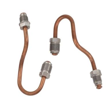 Imagem de Tubos de freio traseiro de pinça grcfumo, tubo de ponte de freio de cobre com conector de aço inoxidável, tubo de ponte de freio de pinça para o assento altea toledo