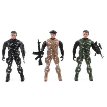 Imagem de Boneco Militar Articulado com Acessórios - Útil max