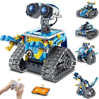 Imagem de Kit de construção de robôs Mibido 5 em 1 Remoto/App Control 8-14Y