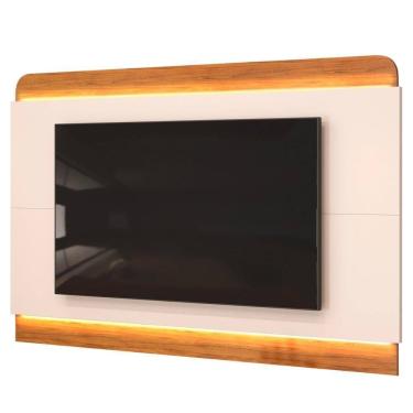 Imagem de Painel Para Suspenso 75 Pol 219cm Com Led Collie D04 Off White-freijó - Mpozenato