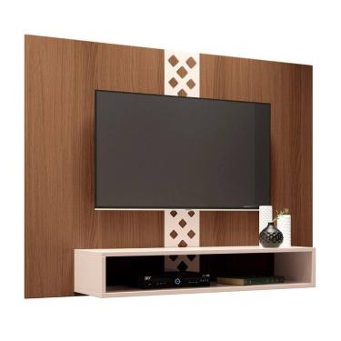 Imagem de Painel 47 Pol 120cm Com Nicho Format H01 Off-castanho - Mpozenato