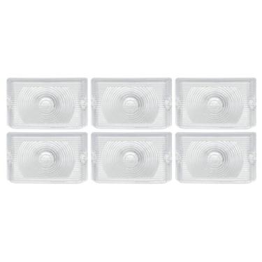 Imagem de Lente Lanterna Lateral Caminhão Carreta Bau Kit 6 Pçs Gf30