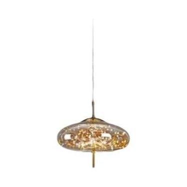 Imagem de Moderna Luminária Pendente De Vidro LED Para Teto Decoração De Quarto 