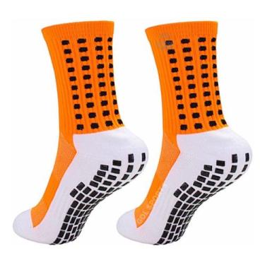 Imagem de Meias Esportivas Masculinas Antiderrapante Futebol 38 ao 44 Diversas C