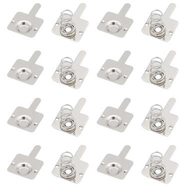 Imagem de FOCMKEAS 50 peças AA/Single-Eleven mola de metal de aço inoxidável placa de níquel de contato com mola de conversão positiva e negativa