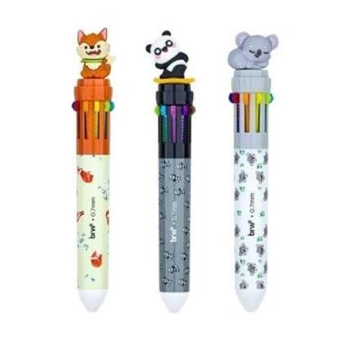 Imagem de Caneta 0,7mm, Divert Dreams, Troca Automática, 10 Cores, 3 Modelos, Caixa com 12, BRW