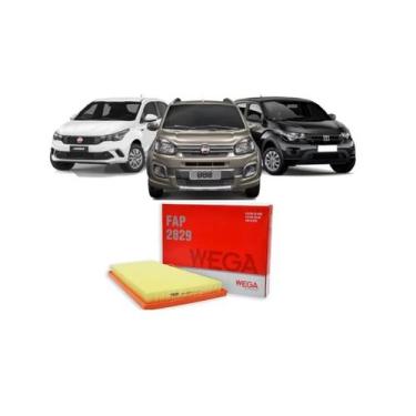 Imagem de Filtro ar motor - argo/ cronos/ mobi/ uno 1.0/1.3 firefly - WEGA