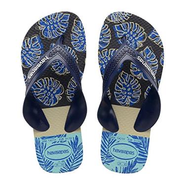 Imagem de Sandalias Havaianas Kids Max Trend Havaianas Kids Max Trend Meninos Novo Grafite/Iceblue 27/28