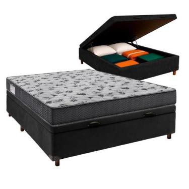 Imagem de Colchão Casal D33 + Bau Blindado - Iso100 - Ortobom