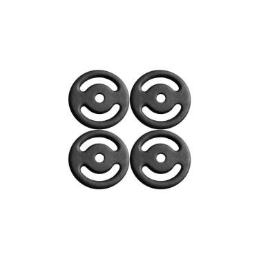 Imagem de Kit Anilhas Pintadas 8Kg Academia Treino Musculação Fitness