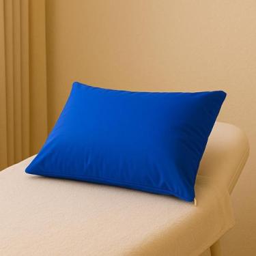 Imagem de Travesseiro Hospitalar de Fibra 30x40 com capa removível em napa imper