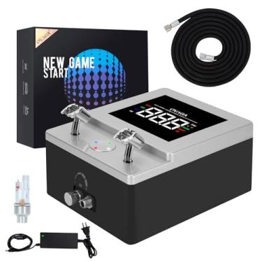 Imagem de Ovaga Compressor de aerografia profissional – Mini compressor de alto desempenho com display digital inteligente, controle de pressão de precisão para pintura de modelo