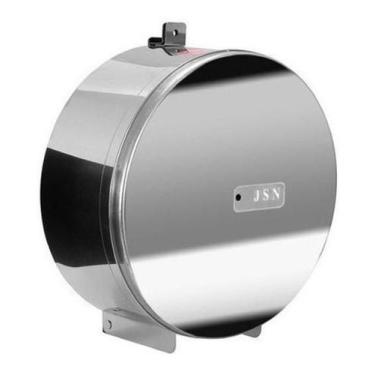 Imagem de Suporte Rolo Papel Higienico Aço Inox Com Porta Cadeado 300M - JSN