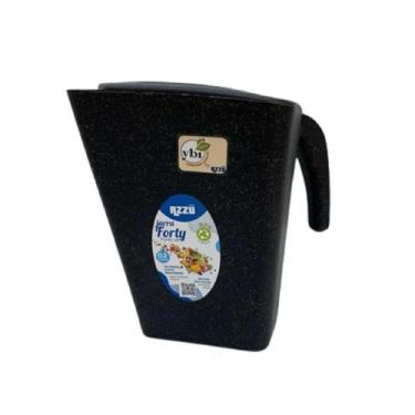 Imagem de Jarra Ybi Fort Com Tampa Plástico Resistente Agua Suco 2L - Azzu