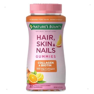 Imagem de Suplemento Biotina e Colágeno 80 Gomas Cabelo, Pele E Unhas