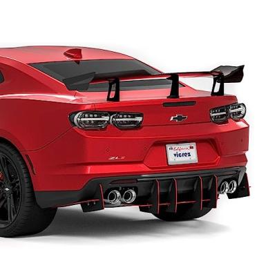Imagem de Vicrez Genali VR2 Rear Diffuser vz102634 Compatible with Chevrolet Camaro 2016-2023