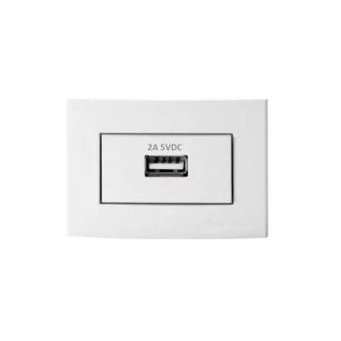 Imagem de Mini Espelho Tomada USB 2A 5VDC Margirius Para Móveis - MAR-GIRIUS