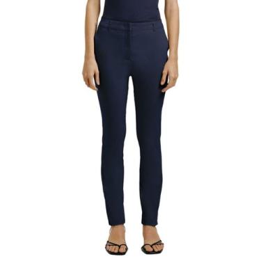 Imagem de Calça Feminina Hering Social Marinho - K0VU, 40, Azul