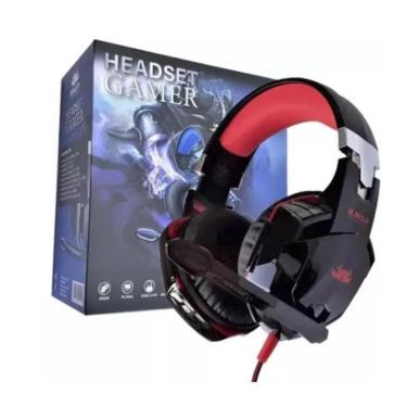 Imagem de Fone de Ouvido Gamer Jogos Headset Knup 455A Profissional-Unissex