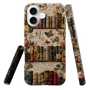 Imagem de heindiy Compatível com capa para iPhone 17, capa brilhante, proteção total, à prova de choque, anti-arranhões, capa de TPU, capas para homem mulher - estante antiga