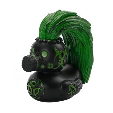 Imagem de Cyberpunk Resin Duck Collectible Punk Style Desk Decor Ornament, for Men Women, Home Office Shelf Display Gothic Statue
