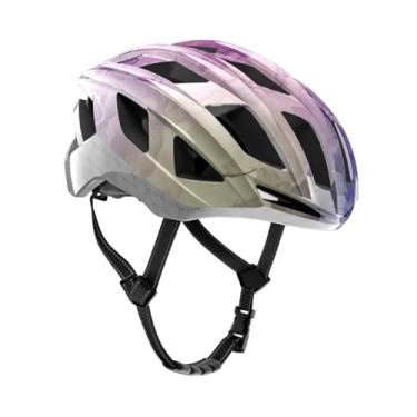 Imagem de Vaveren Capacete de bicicleta Capacete de bicicleta Acessórios de ciclismo Portátil para bicicletas de estrada Ciclismo Esportes ao ar livre, Purple M