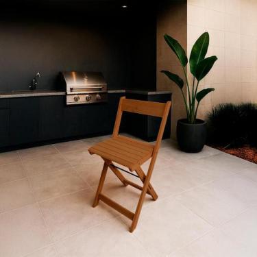 Imagem de Banqueta Eucalipto Dobrável Ideal para Bistrô ou Bar - Ismalu, Mel