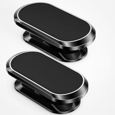 Imagem de Kit 2 Suporte magnético para celular, Suporte de telefone para carro, suporte de celular 360 ajustável, suporte para espelho, suporte para parede