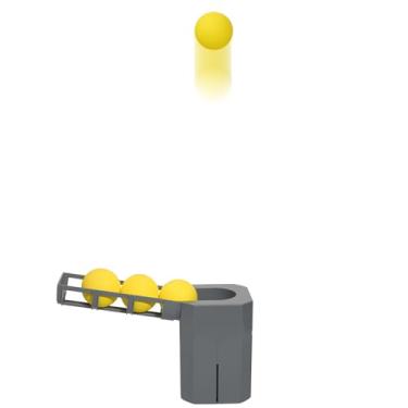 Imagem de Sokuchy Máquina de arremesso infantil - Lançador automático de beisebol para iniciantes - Inclui 4 bolas de beisebol (alimentado por Power Bank)