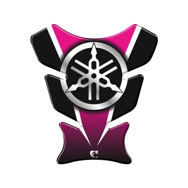 Imagem de Adesivo Protetor De Tanque Moto Yamaha Diapasão Pink Vermelho
