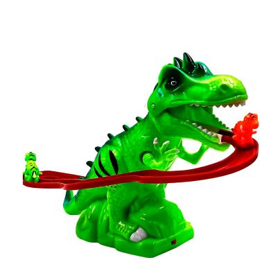 Imagem de Brinquedo Escorregador Dinossauro Pista Luzes Sons Diversão