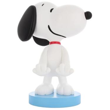 Imagem de Cableguys Peanuts Suporte de controle Snoopy e suporte de telefone – Acessórios de configuração de jogos para mesa e sala de jogos, suporte de controle compatível com Xbox, PlayStation e a maioria dos