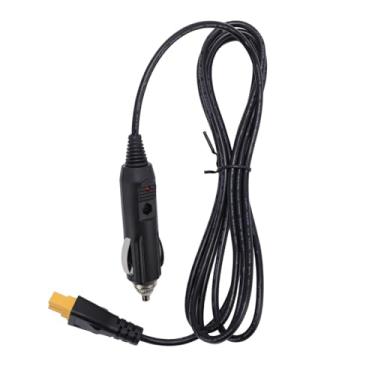 Imagem de Fafeicy Isqueiro de Charuto 18AWG de 2 Metros Macho para Cabo Adaptador Fêmea XT60, Cabo de Extensão para Gerador Solar de Caminhão de Carro 12V 24V Alimentando RC e Dispositivos