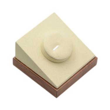 Imagem de oshhni Expositor de Pulseiras Individual, Suporte de Balcão Multiuso e Moderno para Exibição e Armazenamento de Joias em Lojas Exposições, Bege