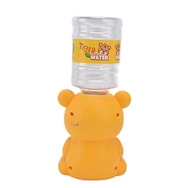Imagem de GLOGLOW Dispensador de água Mini Dispensador de água, Bebedouro de Plástico Em Formato de Animal para Crianças e Bebês, Dramatização Com Efeitos de Som e Luz, Utensílios de Cozinha de 170g (Tigre