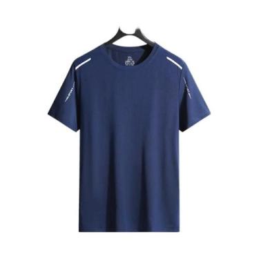 Imagem de Camiseta De Corrida De Secagem Rápida Em Seda Gelada Refletiva Respirá