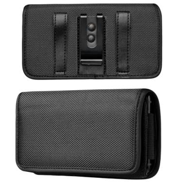 Imagem de Ranyi Capa coldre para MP3 Player, coldre de nylon de proteção com clipe de cinto compatível com innioasis G1 G3 G5 Y1 / SnowSky/FiiO Echo Mini/AGPTEK M3 A02 / Luoran M4S MP3 Player