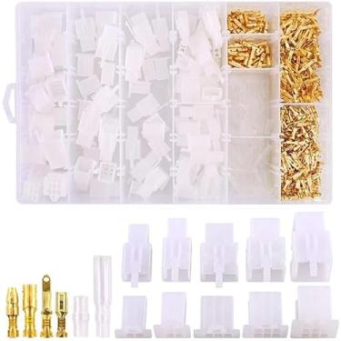 Imagem de 700 peças 2,8 mm 2 3 4 6 9 pinos automotivo 2,8 conectores de fio elétrico macho fêmea kits de terminais motocicleta Ebike carro