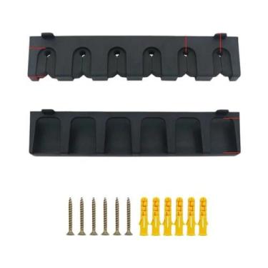 Imagem de Suporte De Parede Para Varas De Pesca Com 6 Furos, Expositor Vertical 