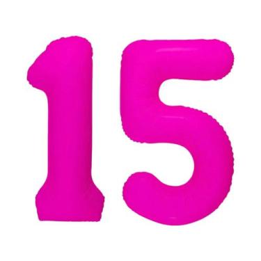 Imagem de Balão Digital Brilhante Vermelho Rosa Para Decoração De Festa De Anive