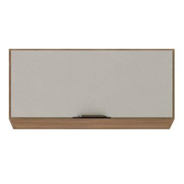 Imagem de Armário Aéreo Geladeira Firenze 1 Porta 70cm - Demóbile Cor Amêndola/nude Prime