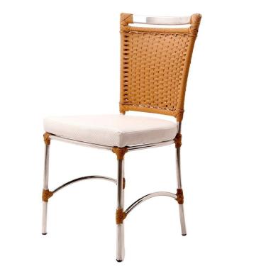 Imagem de Cadeira De Jantar Jk Em Alumínio Rafia