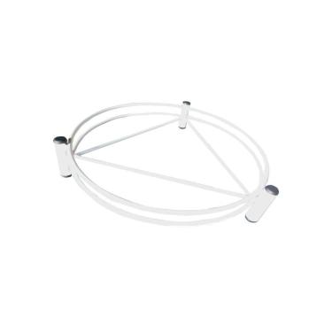 Imagem de Suporte De Botijao E Vaso Epoxi Branco Fixo - Cor: Branco